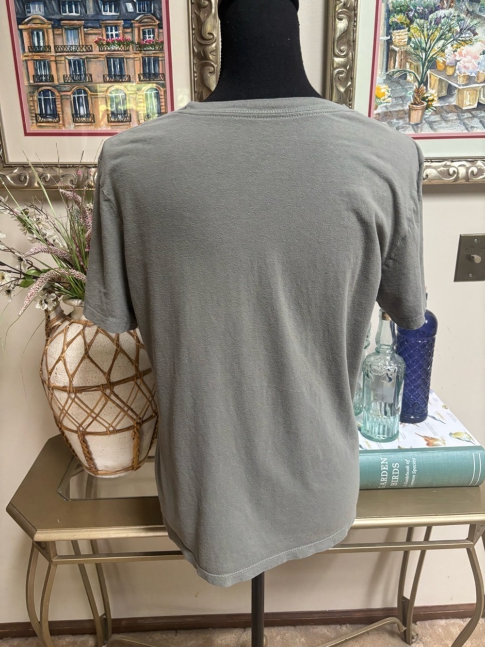 The North Face Grey Crew Neck Logo T-Shirt Women’s Size Small - Picture 3 of 5
